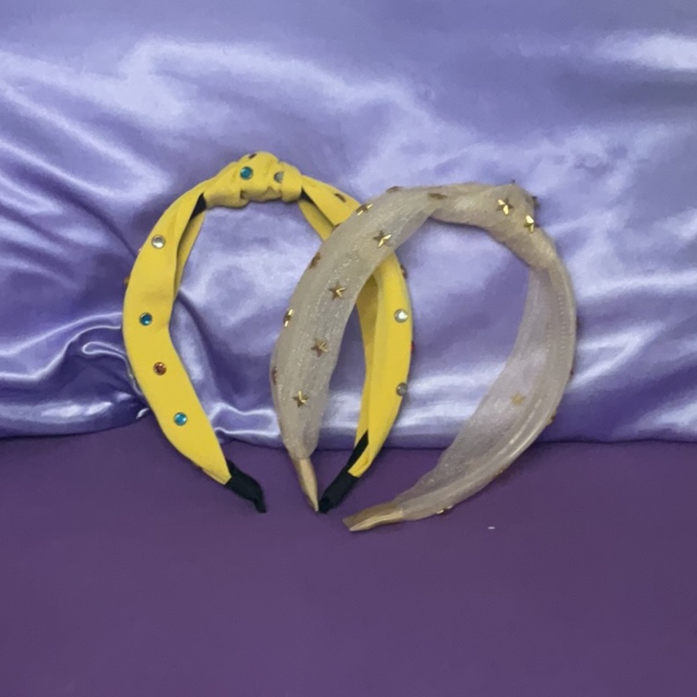 Disney Yellow and Gold Hair Accessories Set